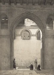 Moskee DAhmed-Ibn-Toulon, gegraveerd door Philippe Benoist (1813-1905) 1877