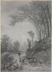 Landschap met Koeien