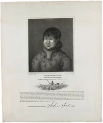 John Sakeouse, een inwoner van Jacob Sound, Groenland, de eerste Eskimo die in dit land bekend was, 1816