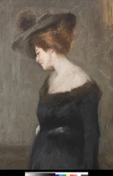 Portret van een Dame, 1903 (detail)