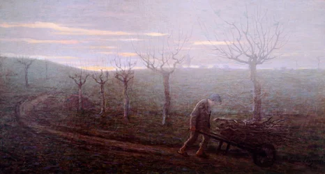 Terugkeer uit het bos, Emilio Longoni