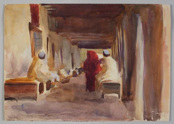 Figuren in interieur, Biskra
