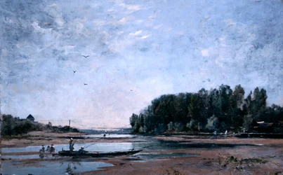 Vissersboten op de Loire, 1865