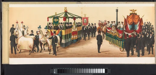 Optocht te Haarlem, 1872 (plaat 9)