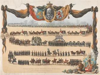 Plechtige Begrafenis van Z.M. Willem III, Koning der Nederlanden (...) 4 December 1890