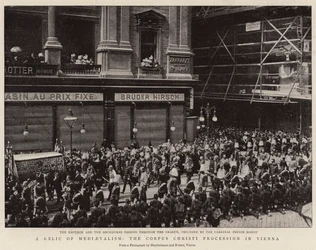 Een relikwie van het middeleeuwse tijdperk, de Corpus Christi-processie in Wenen