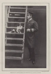 Kapitein de Eerwaarde Hedworth Lambton, die het bevel voerde over de marinebrigade in Ladysmith