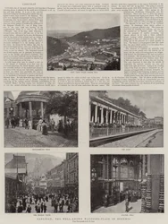 Karlsbad, de bekende kuuroord in Bohemen