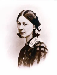 Carte de Visite-foto van Florence Nightingale, door H. Lenthall, ca. 1856