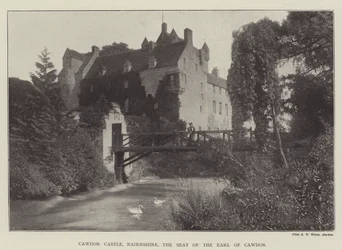 Cawdor Kasteel, Nairnshire, de Residentie van de Graaf van Cawdor
