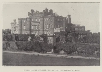 Culzean Castle, Ayrshire, de zetel van de markies van Ailsa