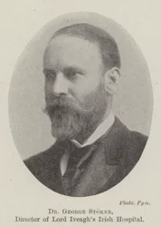 Dr. George Stoker, directeur van Lord Iveaghs Iers ziekenhuis