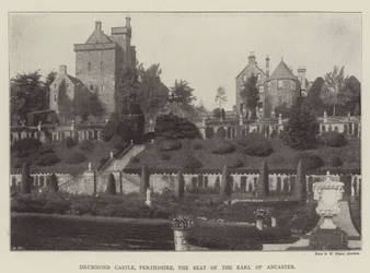 Drummond Kasteel, Perthshire, de Residentie van de Graaf van Ancaster