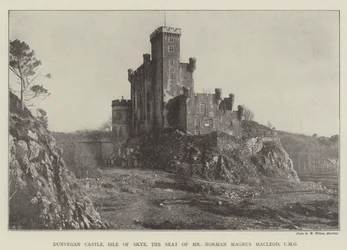 Dunvegan Kasteel, Isle of Skye, de Residentie van Mr. Norman Magnus Macleod, CMG