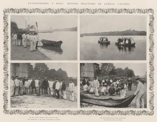 Een Boot Improviseren, Methode toegepast door Duitse Cavalerie