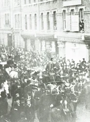 Begrafenisstoet van Charles Haddon Spurgeon, West Norwood, Londen, 1892