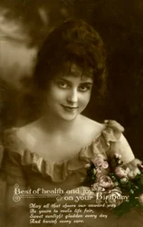 Glamour ansichtkaart