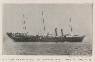 Het Nieuwe Jacht van Zijne Majesteit, Victoria en Albert, in Dienst Genomen op 23 Juli