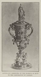 Loving-Cup gepresenteerd door de markies van Bute aan de gemeente Cardiff