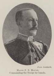 Majoor F S Maude, bevelhebber van de troepen in Canada