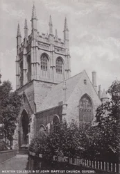 Merton College en St. John Baptist Church, Oxford