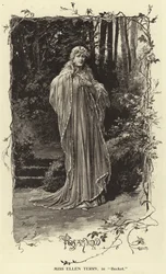 Mevrouw Ellen Terry, in Becket