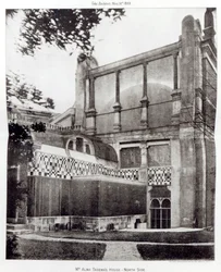 Huis van Mr. Alma Tadema, Noordzijde, 34 Grove End Road, Londen, 1889