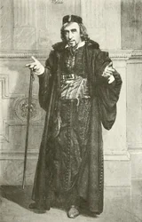 Mr Henry Irving als Shylock (gravure)
