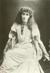 Mrs Beerbohm Tree als Ophelia (gravure)