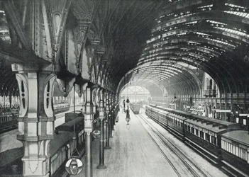 Paddington Station, algemeen overzicht van de perrons