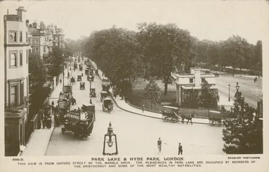 Park Lane en Hyde Park, Londen