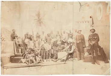 Foto uit een album van Henry Morton Stanley