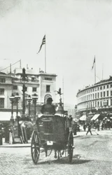 Piccadilly Circus, Westminster: richting Regent Street, 1890