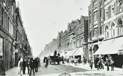 Powis Street, Woolwich: algemeen uitzicht, 1890