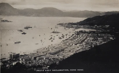 Praya East Reclamation, Hong Kong, uit een album met foto