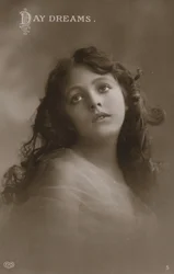 Mooi meisje, dagdromend