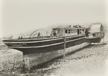 Princess Alice: na te zijn opgehaald uit de Theems, Londen, 1889