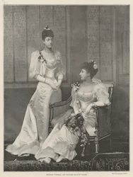 Prinses Victoria en Prinses Maud van Wales