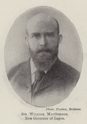 Sir William MacGregor, nieuwe gouverneur van Lagos