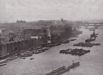 Zuidelijke Oever van de Theems, vanaf de Tower Bridge