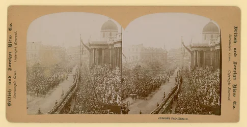 Stereografische afdruk van het diamanten jubileum van koningin Victoria