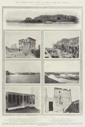 De Assouan-dam, uitzichten op Philae en de omgeving
