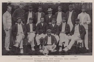 Het Australische cricketteam dat nu dit land bezoekt