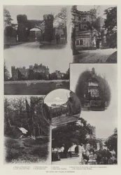 Het kasteel en dorp Hawarden