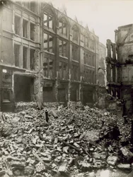 De City of London na een bombardement
