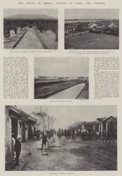 De crisis in China, scènes in Taku en Peking