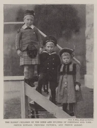 De Oudste Kinderen van de Hertog en Hertogin van Cornwall en York, Prins Edward, Prinses Victoria en Prins Albert