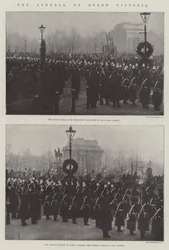 De begrafenis van koningin Victoria