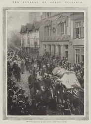 De begrafenis van koningin Victoria