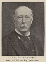 De overleden Lord Newton